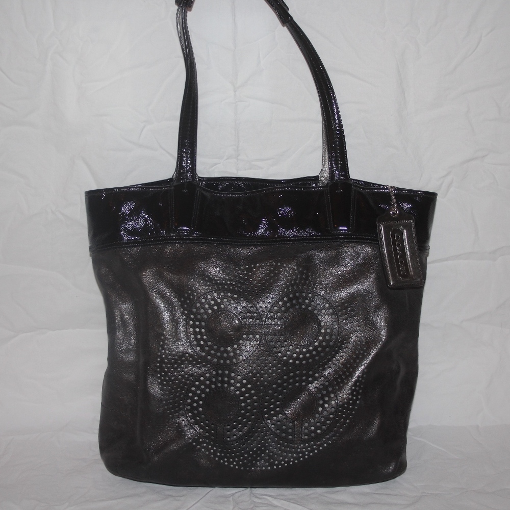 Large Black Coach Bag
